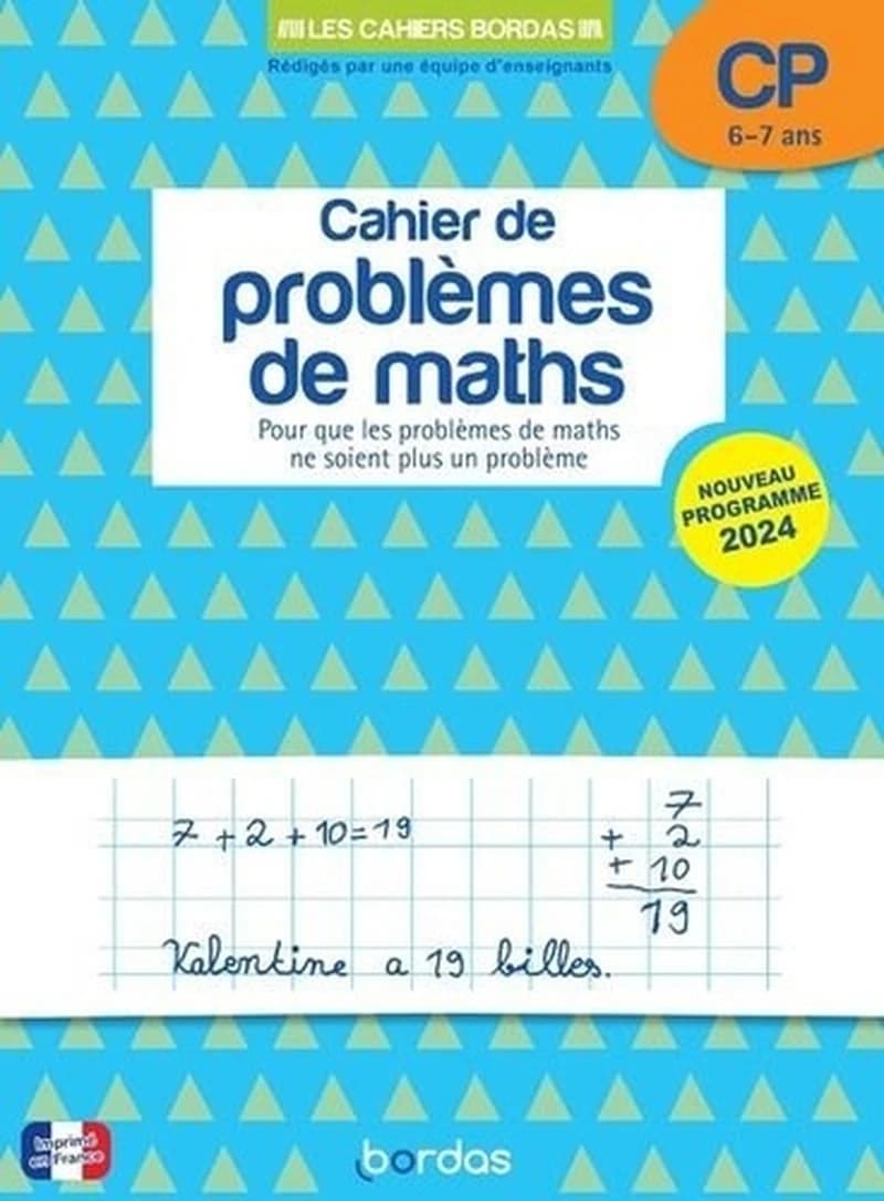 MON CAHIER DE PROBLEMES DE MATHS CP
