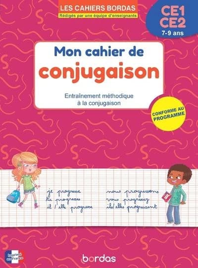 Mon cahier de conjugaison : Entraînement méthodique à la conjugaison ; CE1-CE2 (édition 2025)