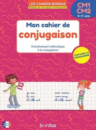 Mon cahier de conjugaison : Entraînement méthodique à la conjugaison ; CM1-CM2 (édition 2025)