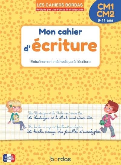 Mon cahier d'écriture : Entraînement méthodique à l'écriture ; CM1-CM2 (édition 2025)
