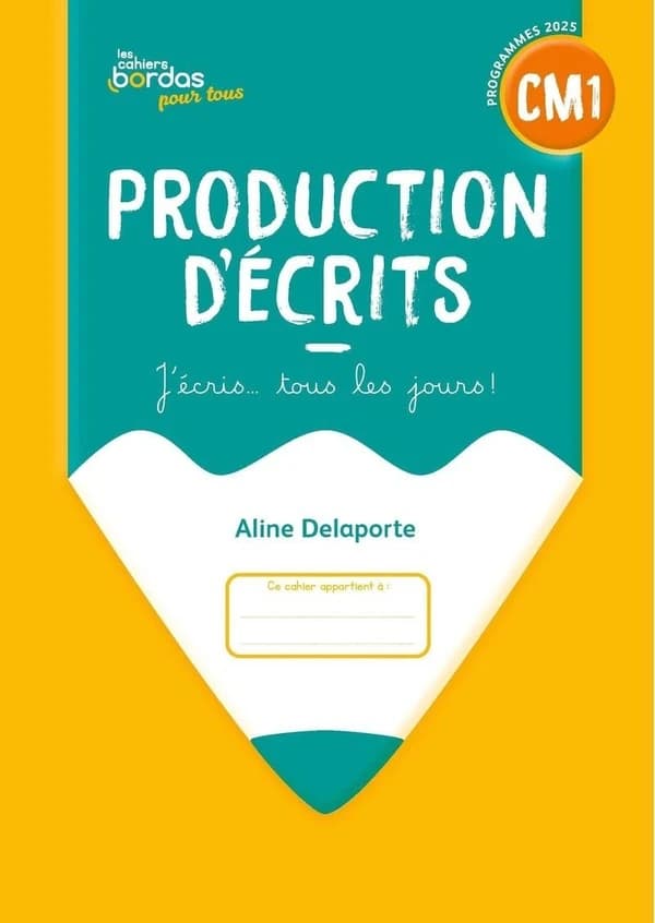 Production d'écrits CM1