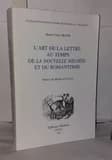 L'art de la lettre au temps de "La nouvelle Héloïse" et du romantisme