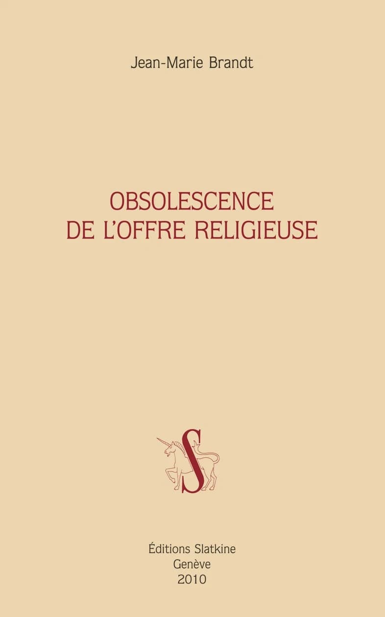 Obsolescence de l'offre religieuse