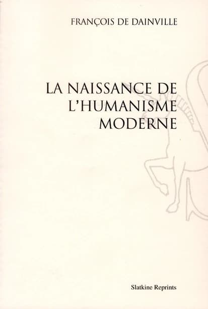 La naissance de l'humanisme moderne (1940)