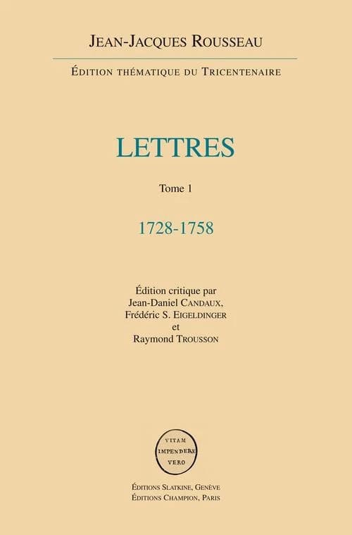 Oeuvres complètes Tome 18 à 24 ; lettres