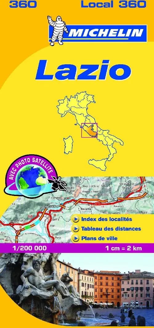 Lazio (Éd. 8) [réalisé et publié par] Michelin, cartes et plans