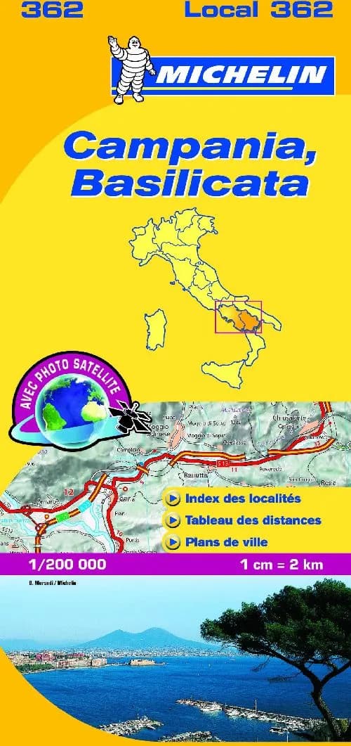 Campania, Basilicata (Éd. 8) [réalisé et publié par] Michelin, cartes et plans