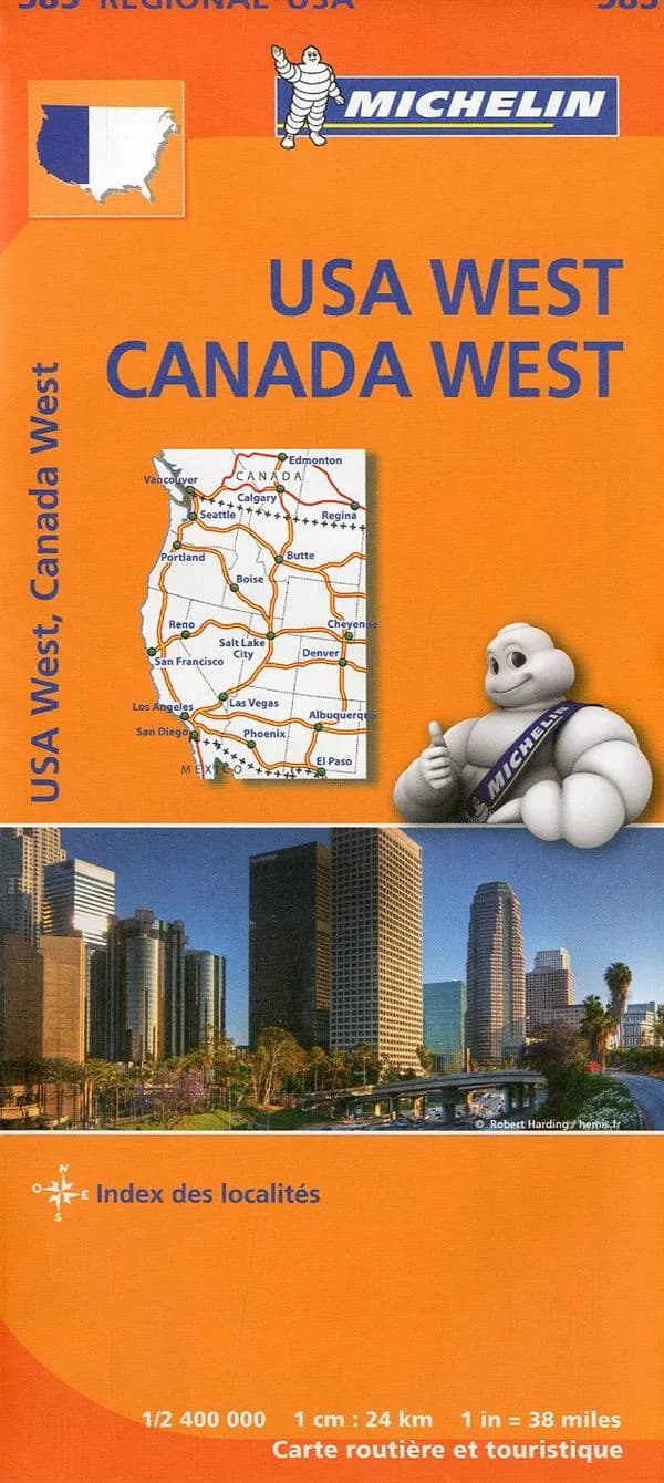 USA West, Canada West (Éd. 14) [réalisé et publié par] Michelin, cartes et plans