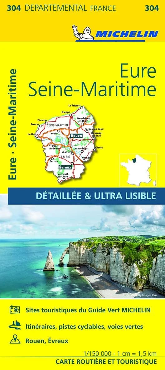 Eure, Seine-Maritime (Éd. 13) [réalisé et publié par] Michelin, cartes et plans