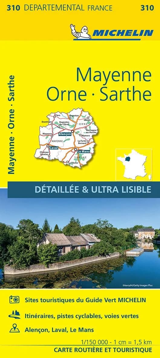 Mayenne, Orne, Sarthe (Éd. 14) [réalisé et publié par] Michelin, cartes et plans
