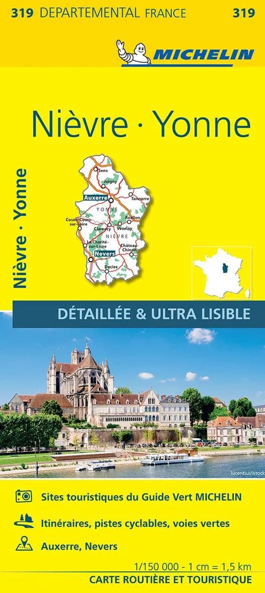 Nièvre, Yonne (Éd. 13) [réalisé et publié par] Michelin, cartes et plans