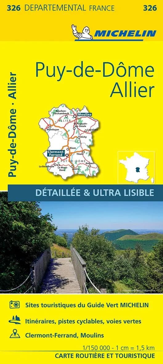 Allier, Puy-de-Dôme (Éd. 15) [réalisé et publié par] Michelin, cartes et plans