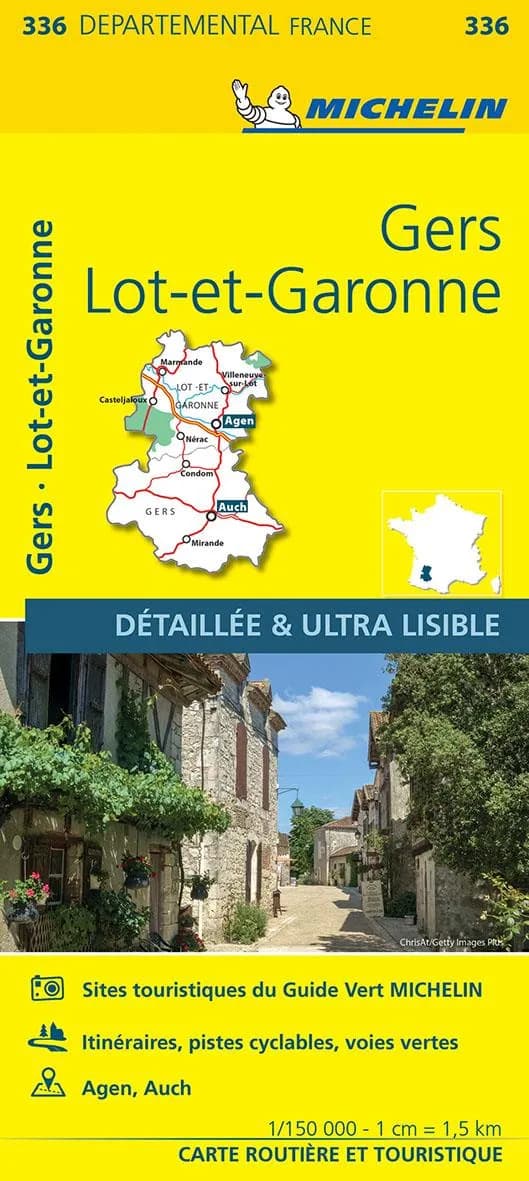 Gers, Lot-et-Garonne (Éd. 13) réalisé et publié par Michelin, cartes et plans