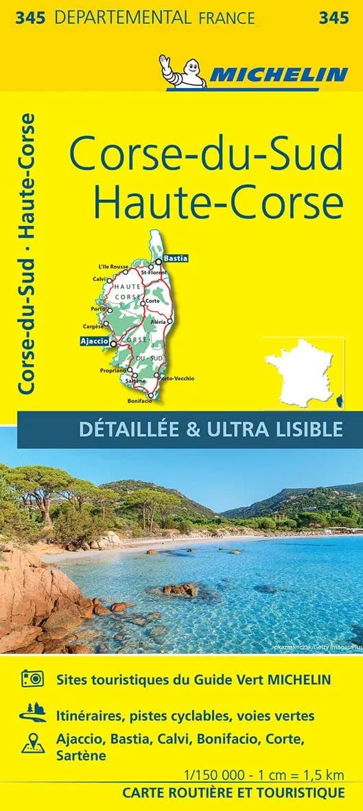 Corse-du-Sud, Haute-Corse (Éd. 14) [réalisé et publié par] Michelin, cartes et plans