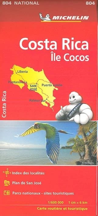Costa Rica (Édition 1) [réalisé et publié par] Michelin, cartes et plans