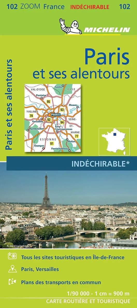 Paris et ses alentours : 2020 (9e éd.) [réalisé et publié par] Michelin, cartes et plans
