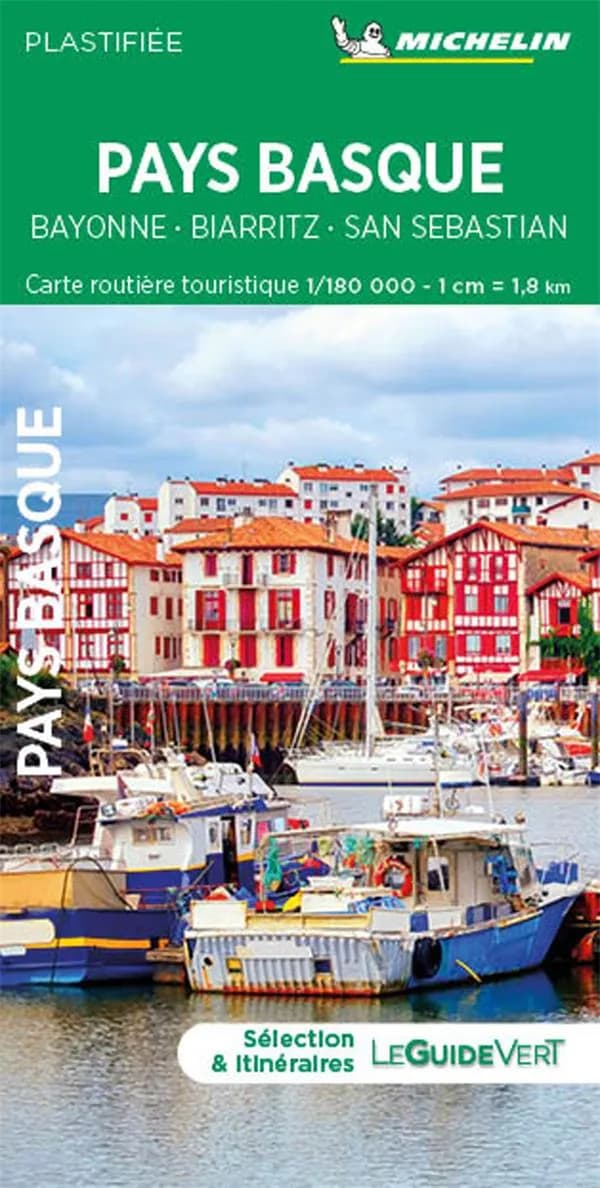 Pays Basque : Bayonne, Biarritz, Saint-Sébastien : carte routière touristique (Édition 1.1) [réalisé et publié par] Michelin voyage