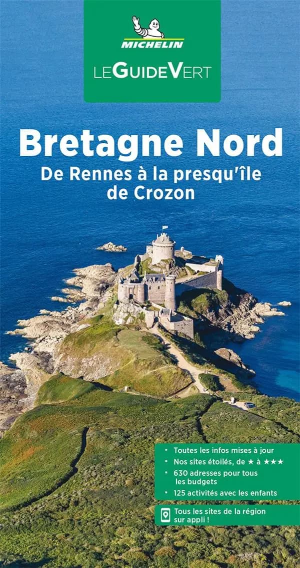 Bretagne Nord : de Rennes à la presqu'île de Crozon (Parution 2022) Michelin