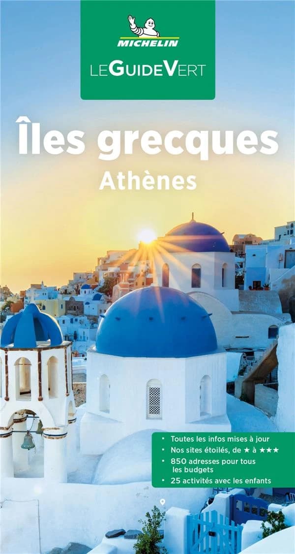 Îles grecques, Athènes (Parution 2022) Michelin