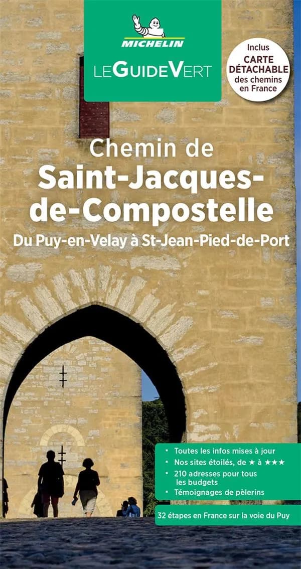 Chemin de Saint-Jacques-de-Compostelle : du Puy-en-Velay à Saint-Jean-Pied-de-Port (Parution 2022) Michelin