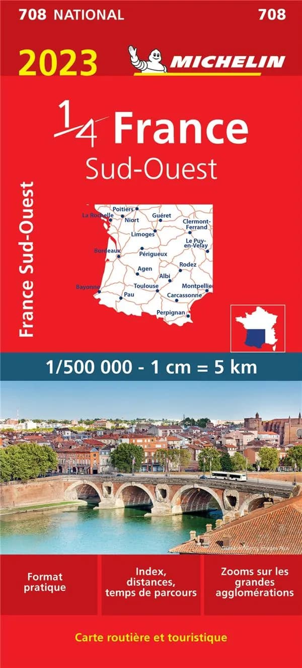 France : Sud-Ouest : 2023 (Édition 9.1) [réalisé et publié par] Michelin, cartes et plans