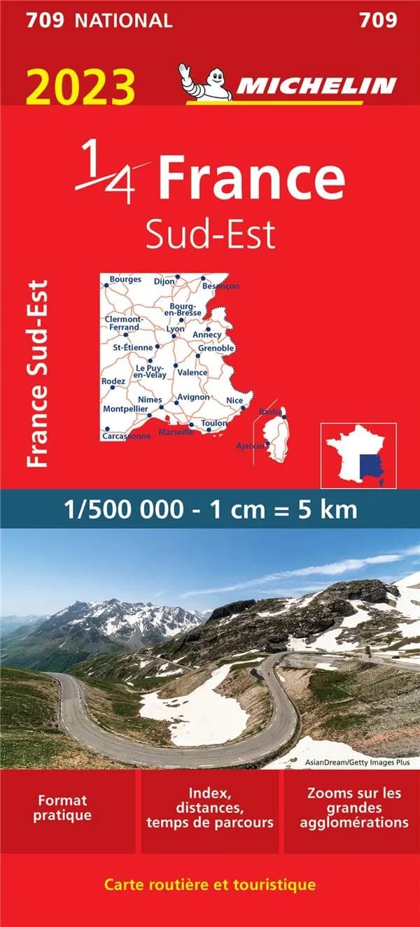 France Sud-Est : Sud-Est : 2023 (Édition 9.1) [réalisé et publié par] Michelin, cartes et plans
