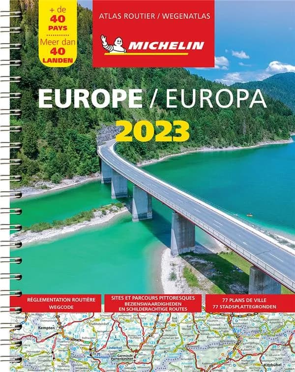 Europe : atlas routier et touristique (édition 2023)