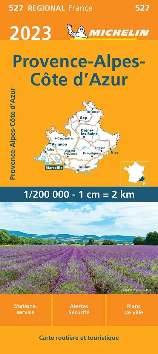 Provence-Côte d'Azur : 2023 (Éd. 16.1) [réalisé et publié par] Michelin, cartes et plans