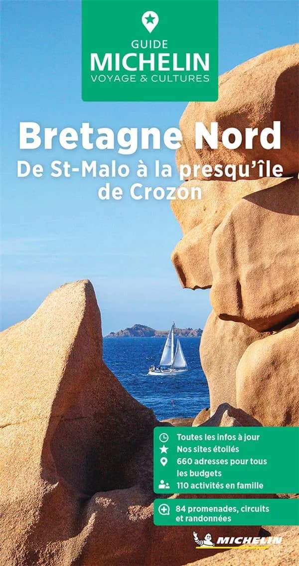 Bretagne Nord : de St-Malo à la presqu'île de Crozon (Parution 2024) Michelin
