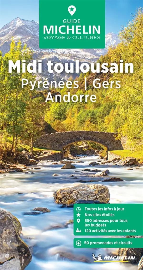 Midi toulousain : Pyrénées, Gers, Andorre (Parution 2024) Michelin