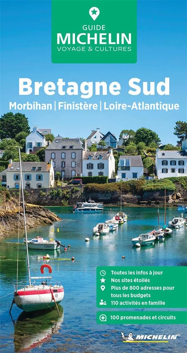 Bretagne Sud : Morbihan, Finistère, Loire-Atlantique (Parution 2024) Michelin
