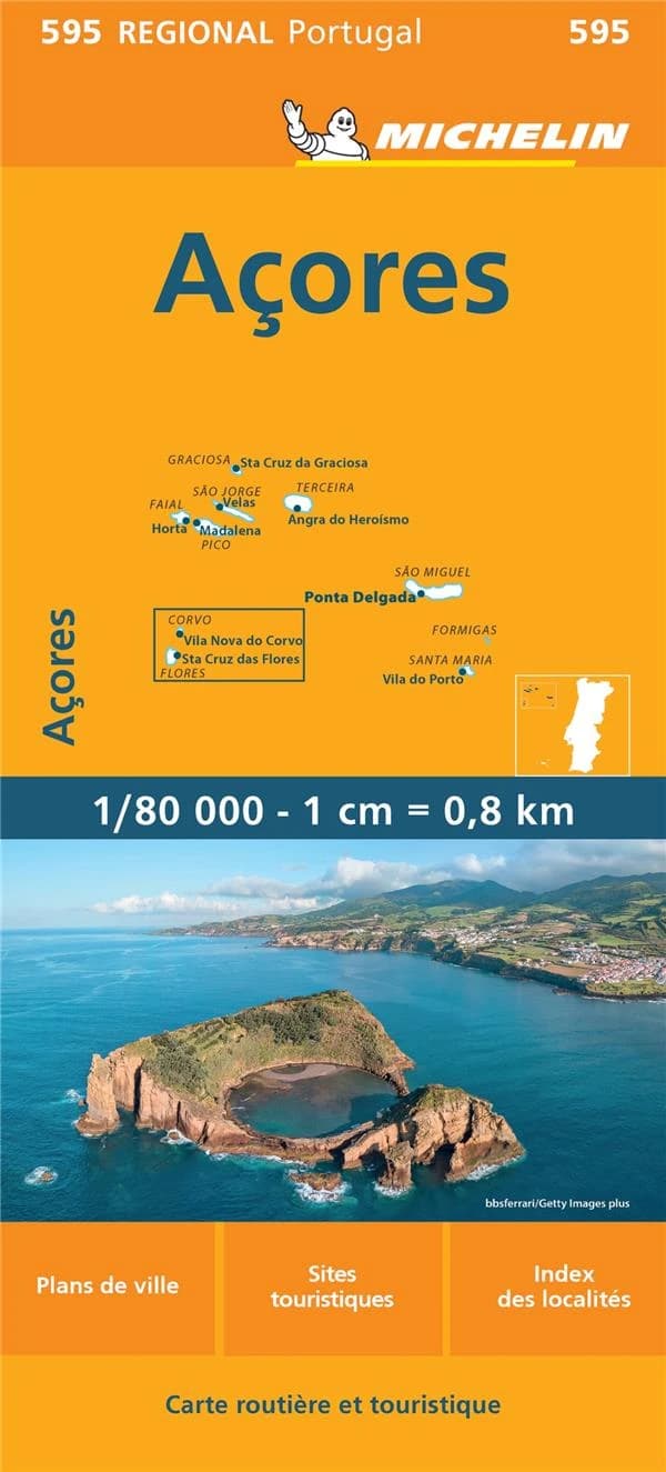 Açores : 2024 (1.1e édition) [réalisé et publié par] Michelin Éditions