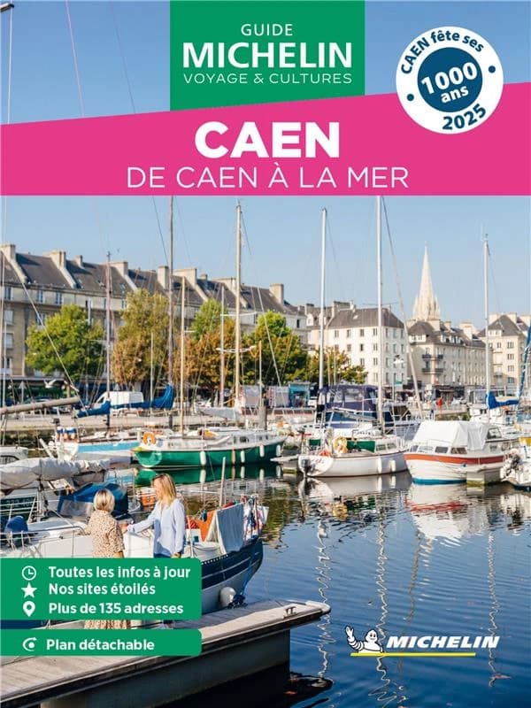 Caen : de Caen à la mer (Parution 2024) Michelin