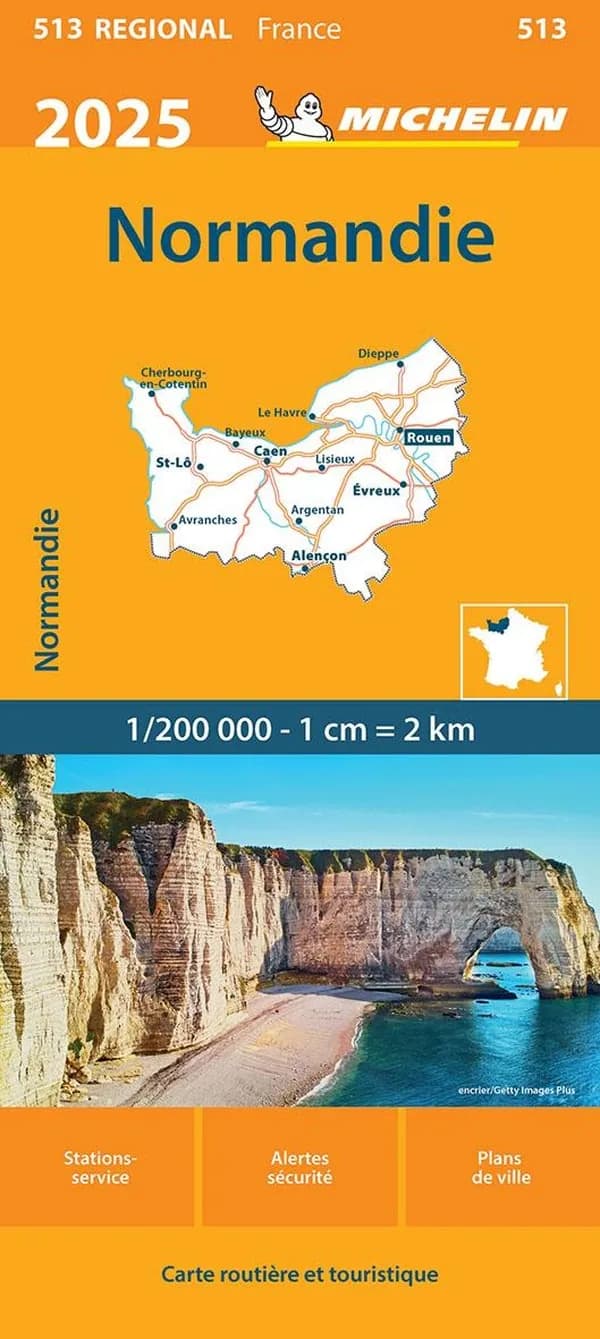 Normandie : 2025 (Édition 19.1) [réalisé et publié par] Michelin Éditions