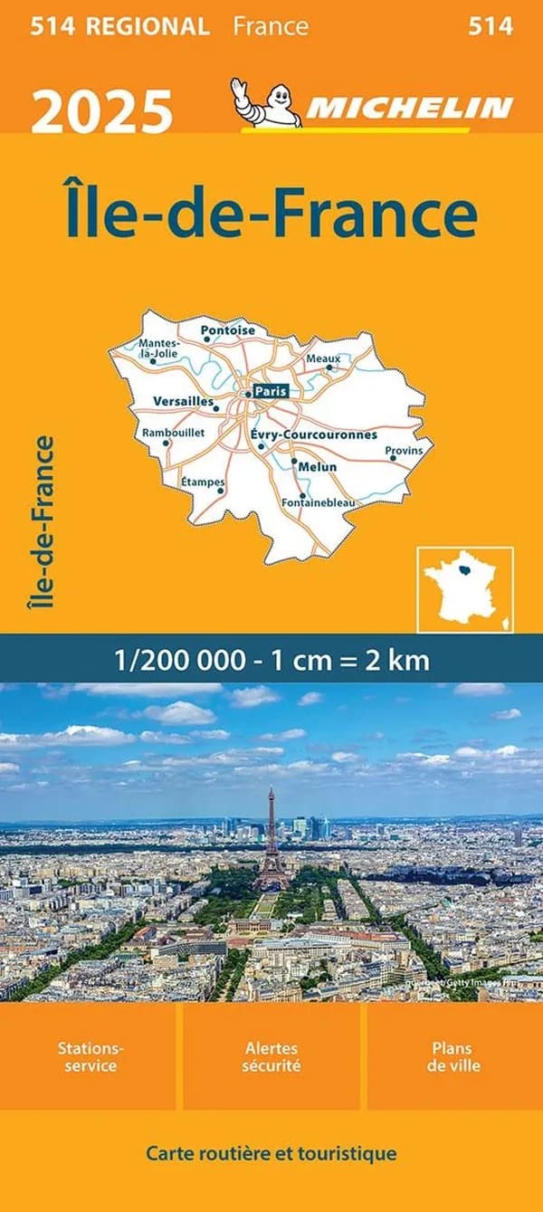 Île-de-France : 2025 (Édition 17.1) [réalisé et publié par] Michelin Éditions