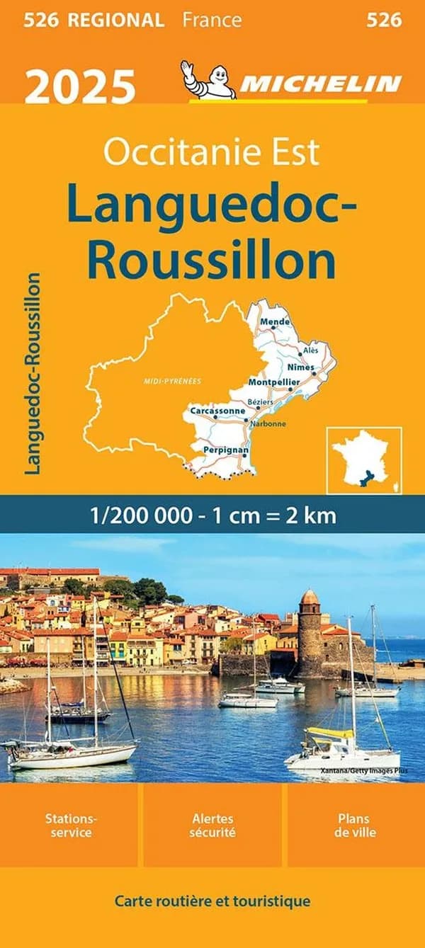 Languedoc-Roussillon : Occitanie est : 2025 (Édition 19.1) [réalisé et publié par] Michelin Éditions
