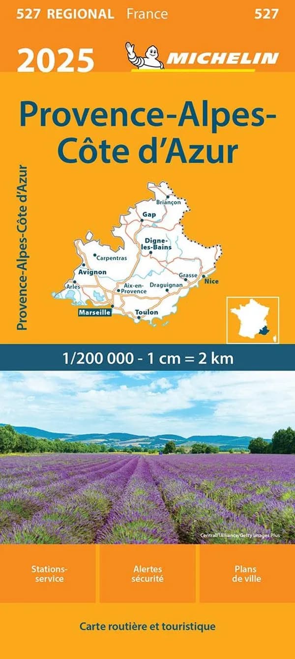 Provence-Alpes-Côte d'Azur : 2025 (Édition 18.1) [réalisé et publié par] Michelin Éditions