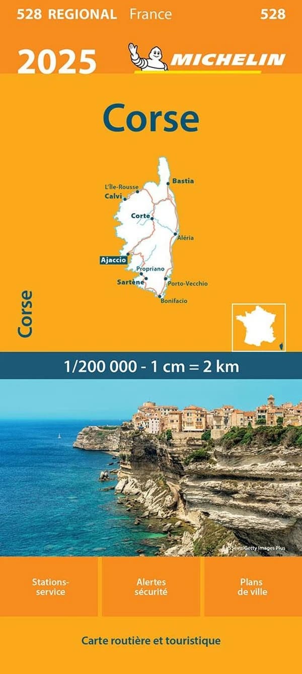 Corse : 2025 (Édition 11.1) [réalisé et publié par] Michelin Éditions