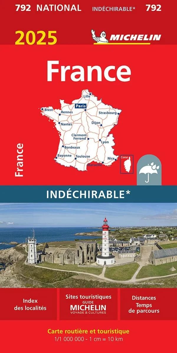 France : 2025 : indéchirable (Édition 21.1) [réalisé et publié par] Michelin Éditions
