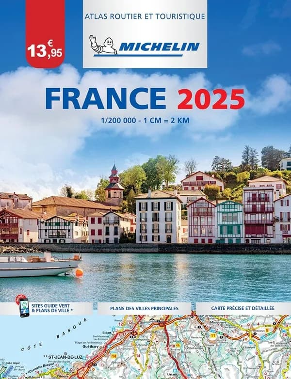France : atlas routier et touristique : 2025 (Édition 23.1) [réalisé et publié par] Michelin Éditions