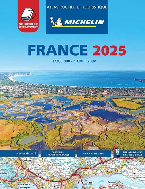 France : atlas routier et touristique : 2025 (Édition20.1) [réalisé et publié par] Michelin Éditions
