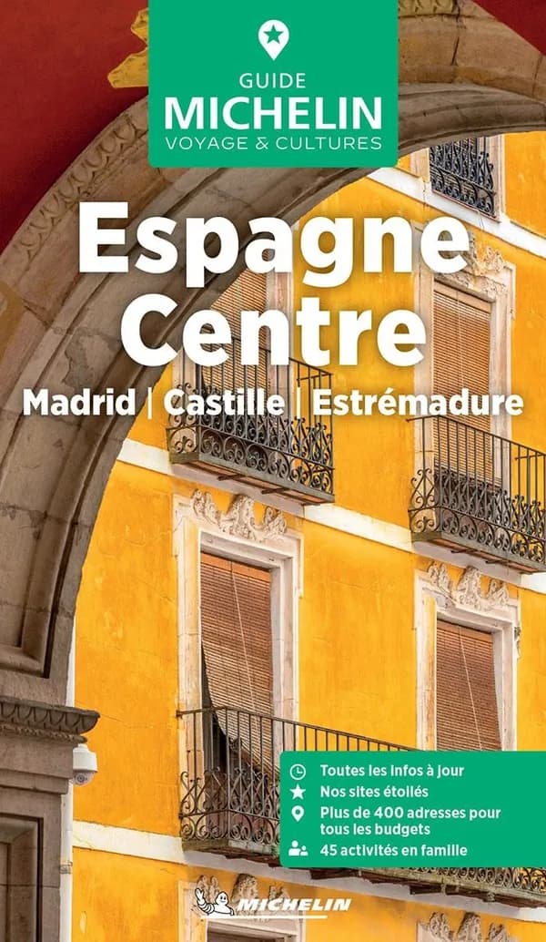 Espagne centre : Madrid, Castille, Estrémadure (Parution 2025) Michelin