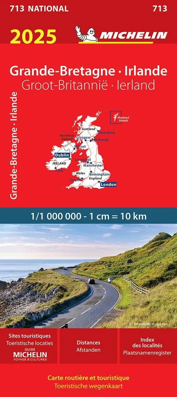 Grande-Bretagne - Irlande : 2025 (Éd. 23.1) [réalisé et publié par] Michelin Éditions
