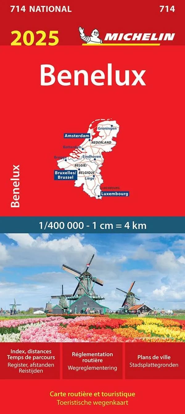 Benelux : 2025 (Éd. 25.1) [réalisé et publié par] Michelin Éditions