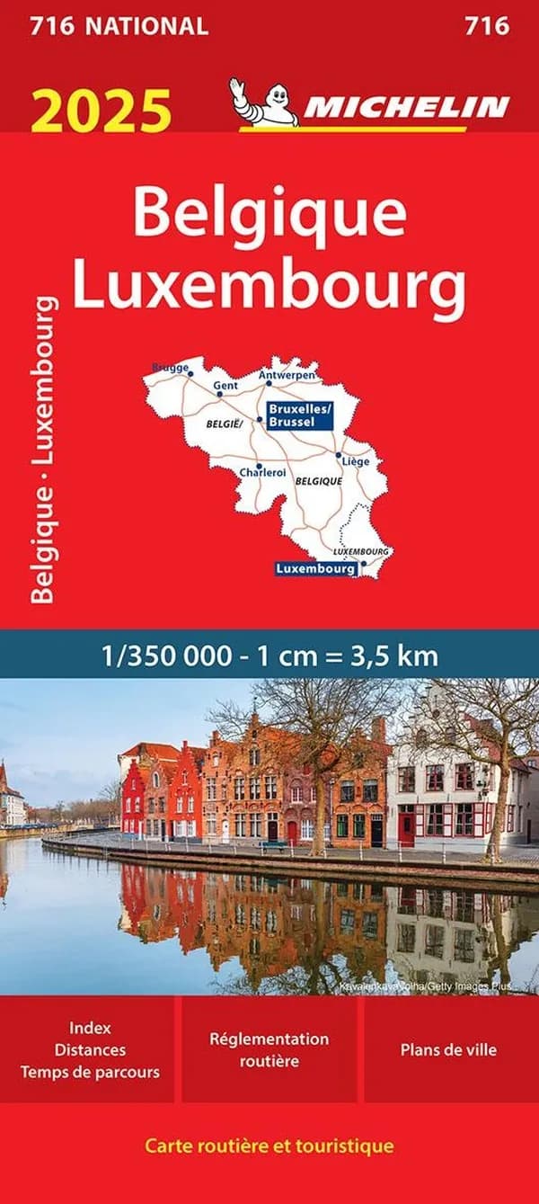 Belgique, Luxembourg : 2025 (Éd. 23.1) [réalisé et publié par] Michelin Éditions