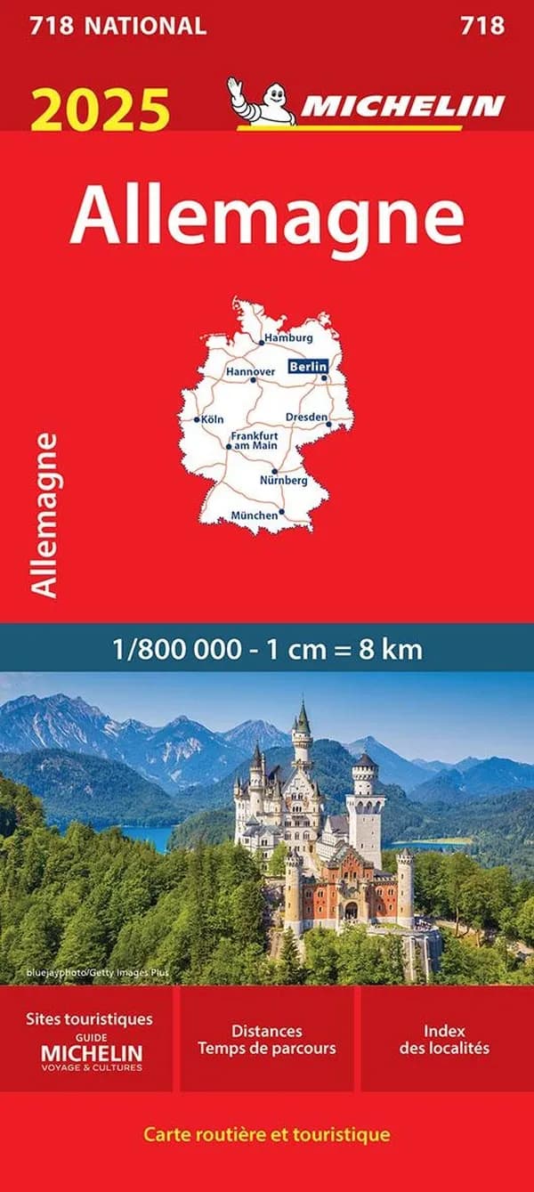 Allemagne : 2025 (Éd. 23.1) [réalisé et publié par] Michelin Éditions