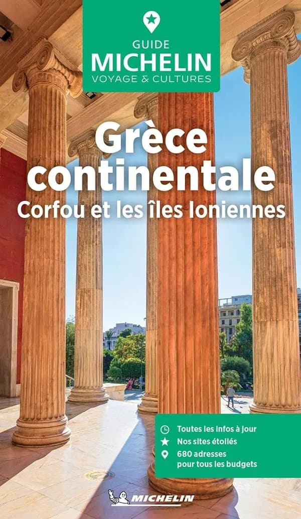 Grèce continentale : Corfou et les îles Ioniennes (Parution 2025) Michelin
