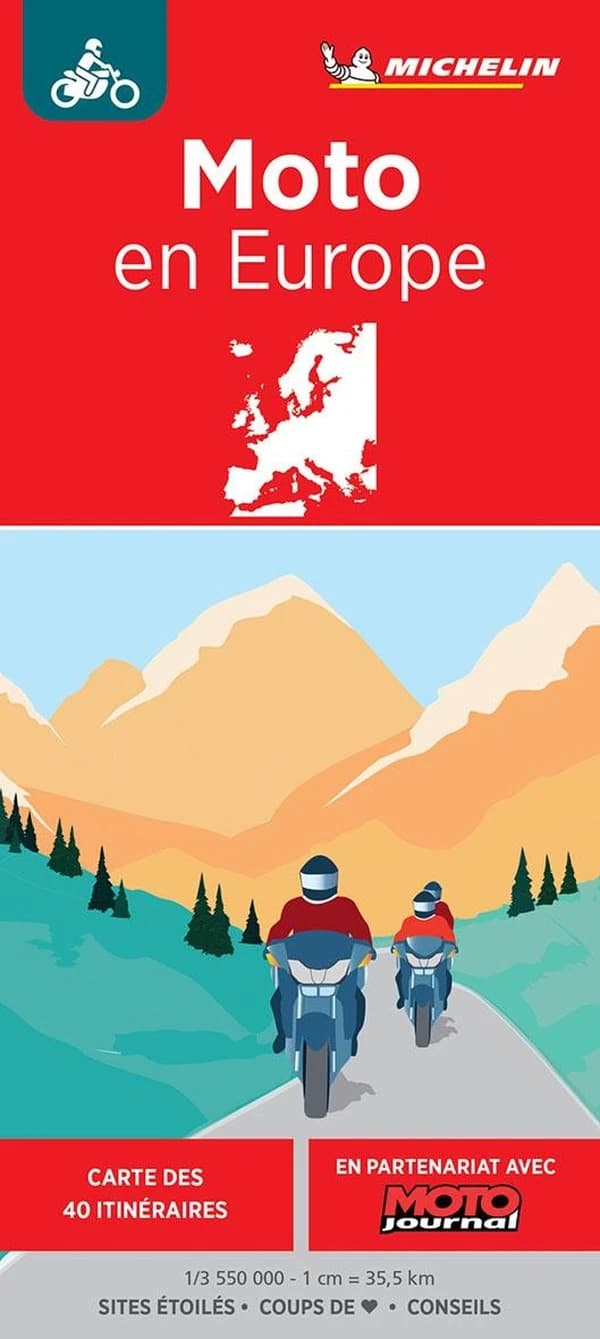 Moto en Europe (Éd. 1) [réalisé et publié par] Michelin, cartes et plans