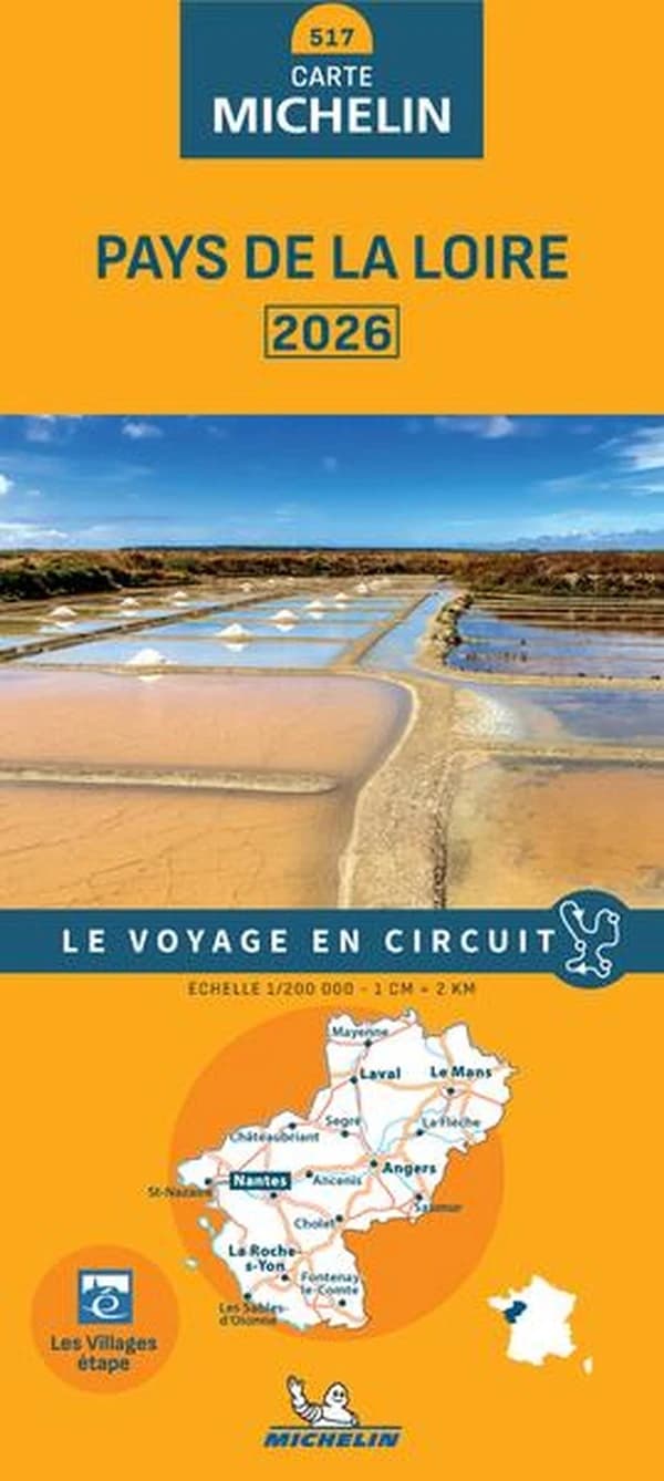 Pays de la Loire : 2026 (19e édition) [réalisé et publié par] Michelin Éditions