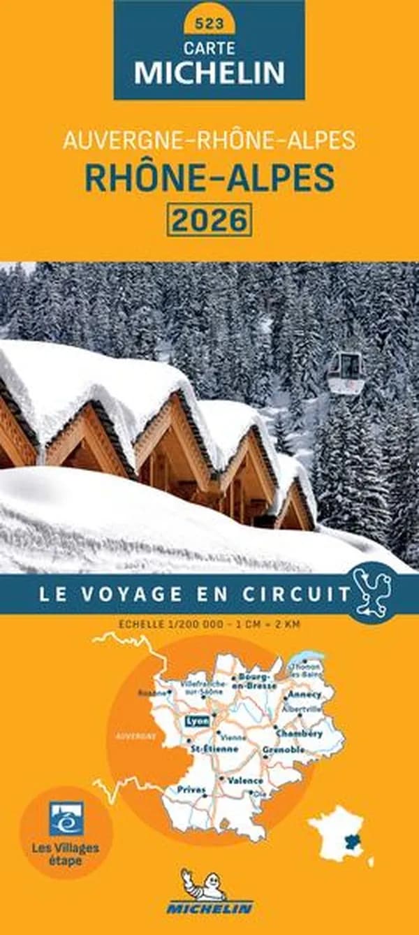 Rhône-Alpes : Auvergne-Rhône-Alpes : 2026 (19e édition) [réalisé et publié par] Michelin Éditions